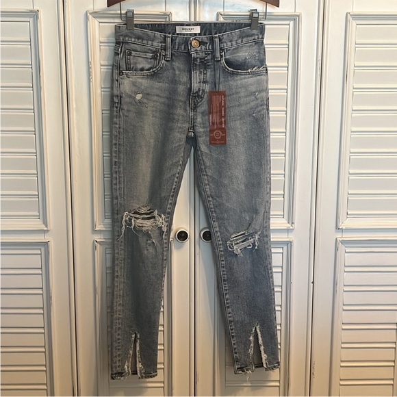 NWT Moussy Vintage Distressed Ankle Jeans 25 - Picture 3 of 9